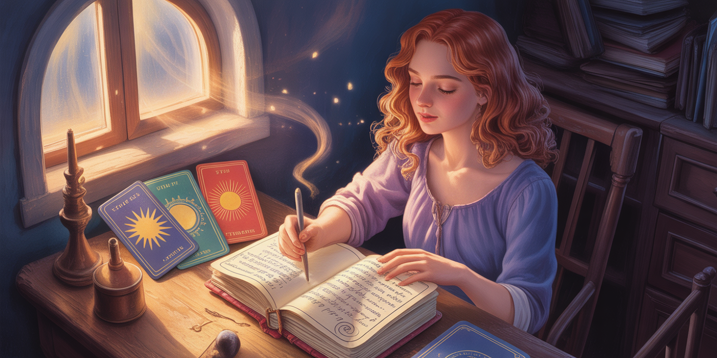 Rutina Diaria de Tarot + Diario: Consejos para Incorporar el Tarot en tu Vida Diaria