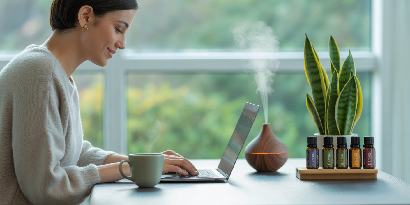 Aromaterapia en el Lugar de Trabajo: Mejorar la Productividad y la Concentración